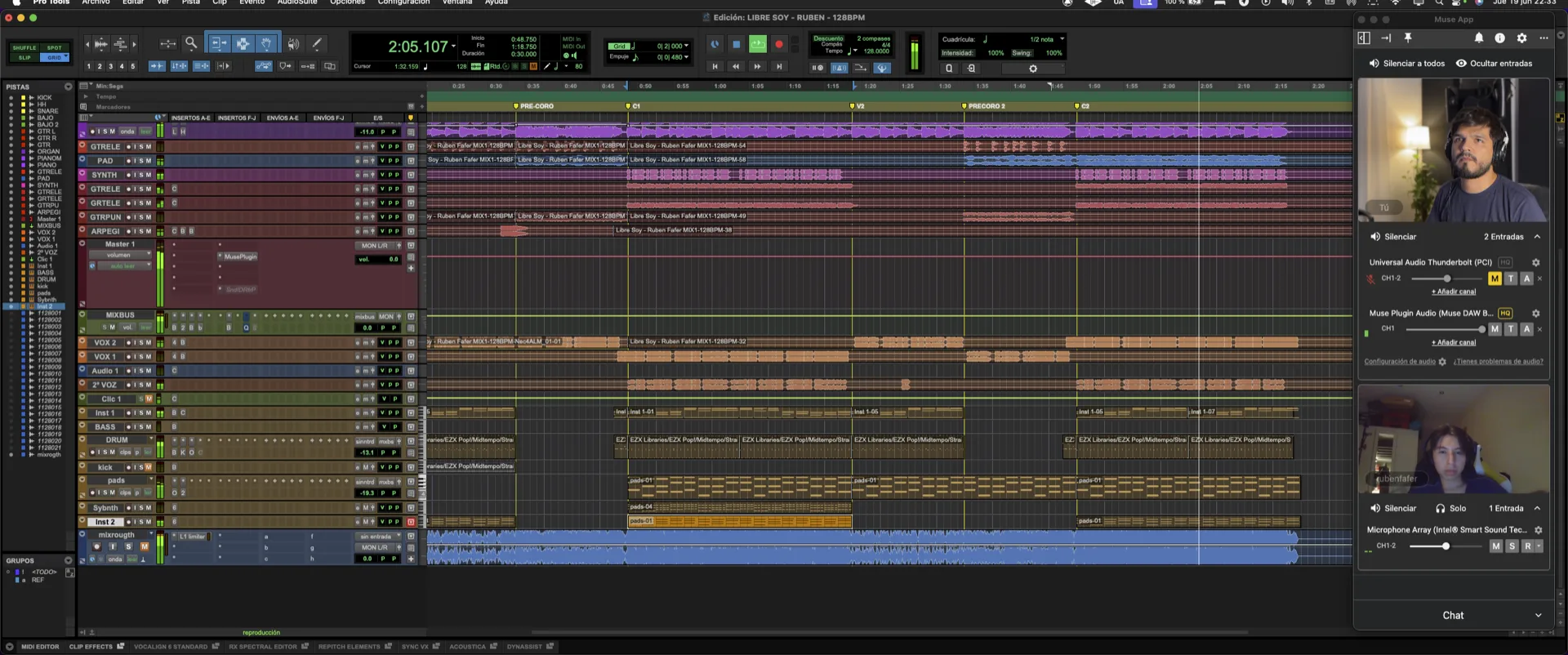 Pro Tools — sesión remota